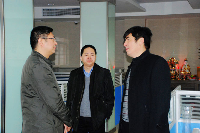 鹽城市經(jīng)信委、軟件園領(lǐng)導(dǎo)蒞臨鹽城思科檢查指導(dǎo)工作會(huì)議報(bào)道